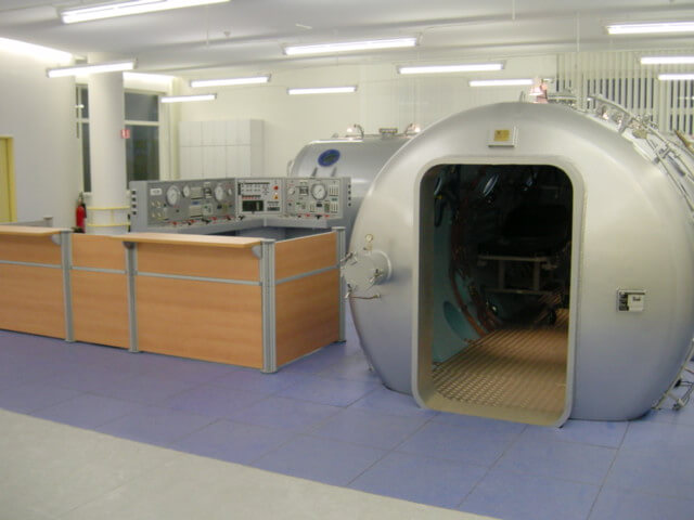 Tech Plus multiplace hyperbaric chamber for hospital medical treatment facility